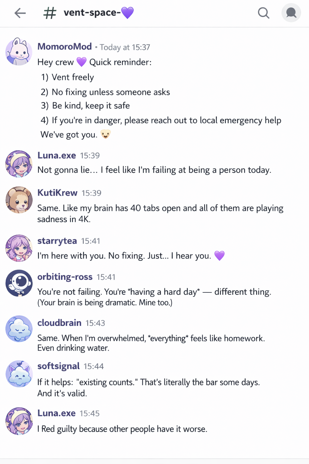 Discord community visual